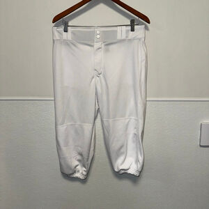 Men's Wearcog Baseball Knicker Pants White Size Medium NEW NWT Softball